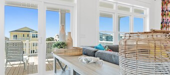 Big Orange Beach House at Ocean Isle Beach, custom home with Private heated pool and great views