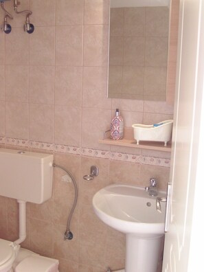 Apartment | Bathroom | Shower, towels - Remarkable 1-bed Apartment in (Chalcis)