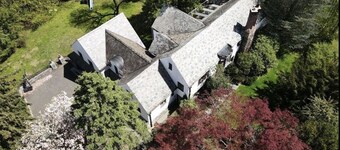 Historic 6-Bdrm Tudor Estate w pool/tennis access