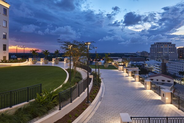 Utendørs bankettområde