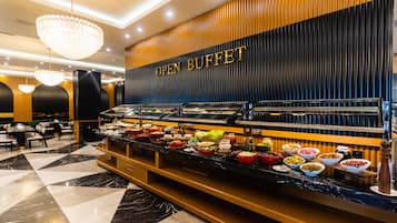 Daily buffet breakfast (USD 11.8 per person)