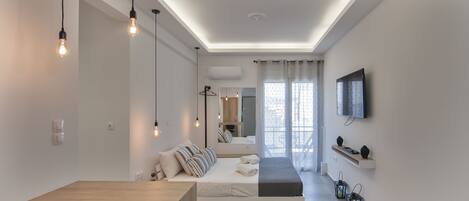 1 室のベッドルーム、アイロン / アイロン台、WiFi (無料)