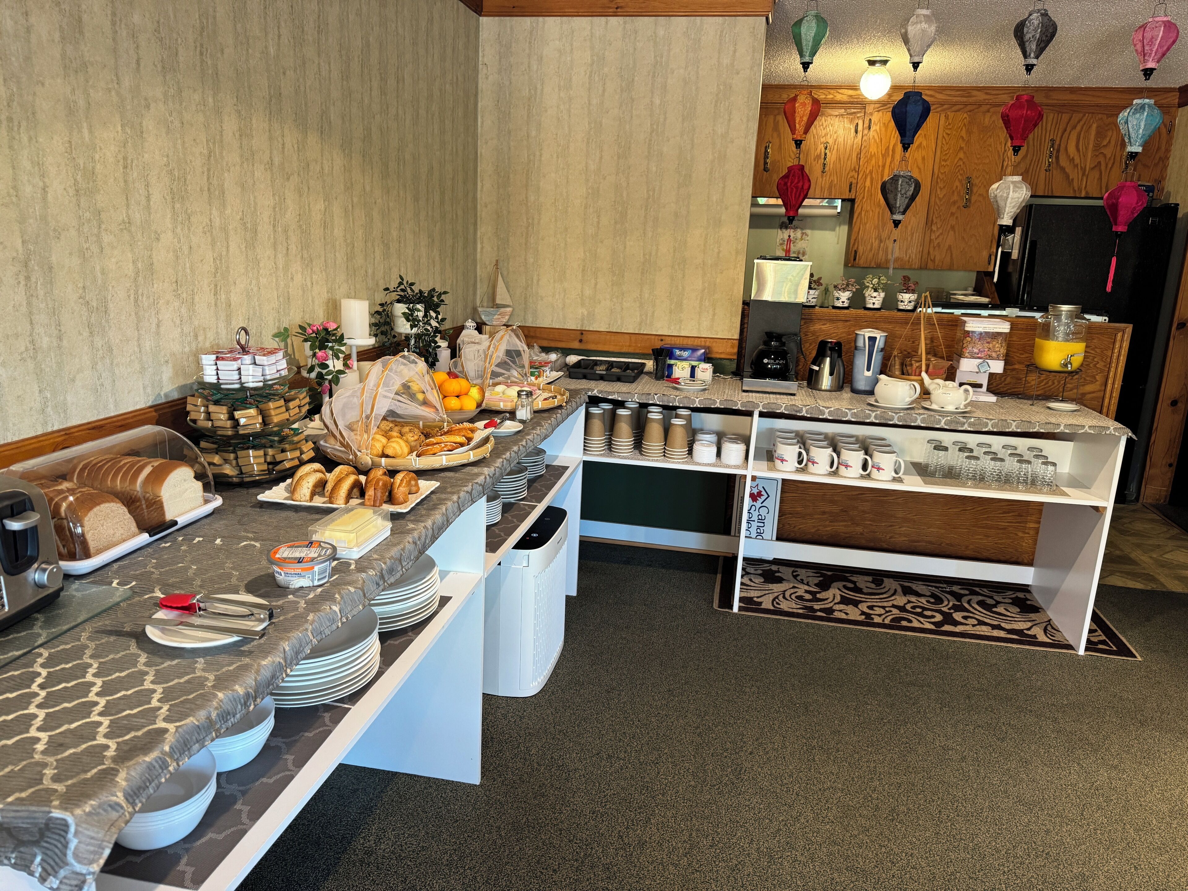 Desayuno continental incluido todos los días