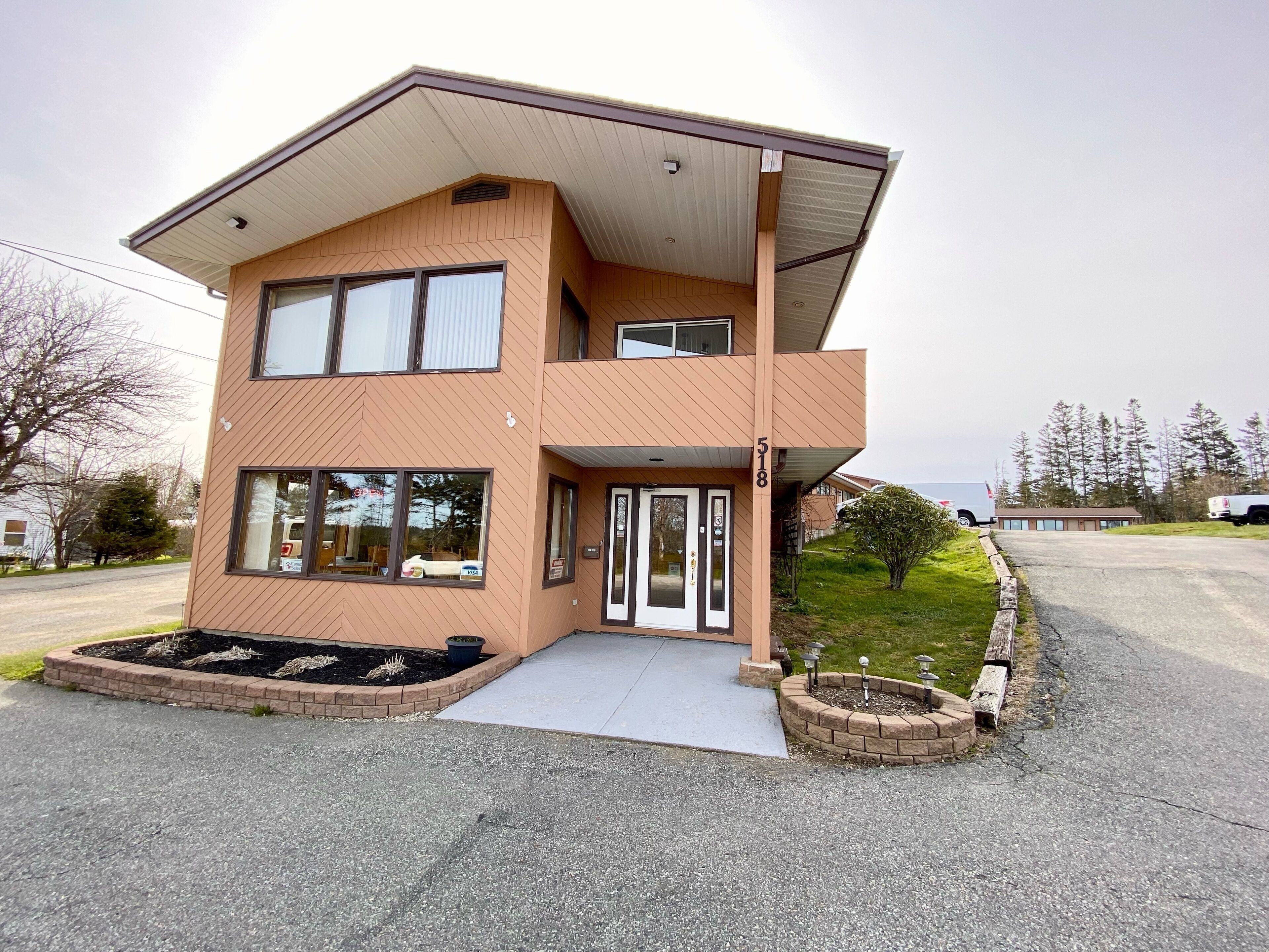 Voorkant van accommodatie