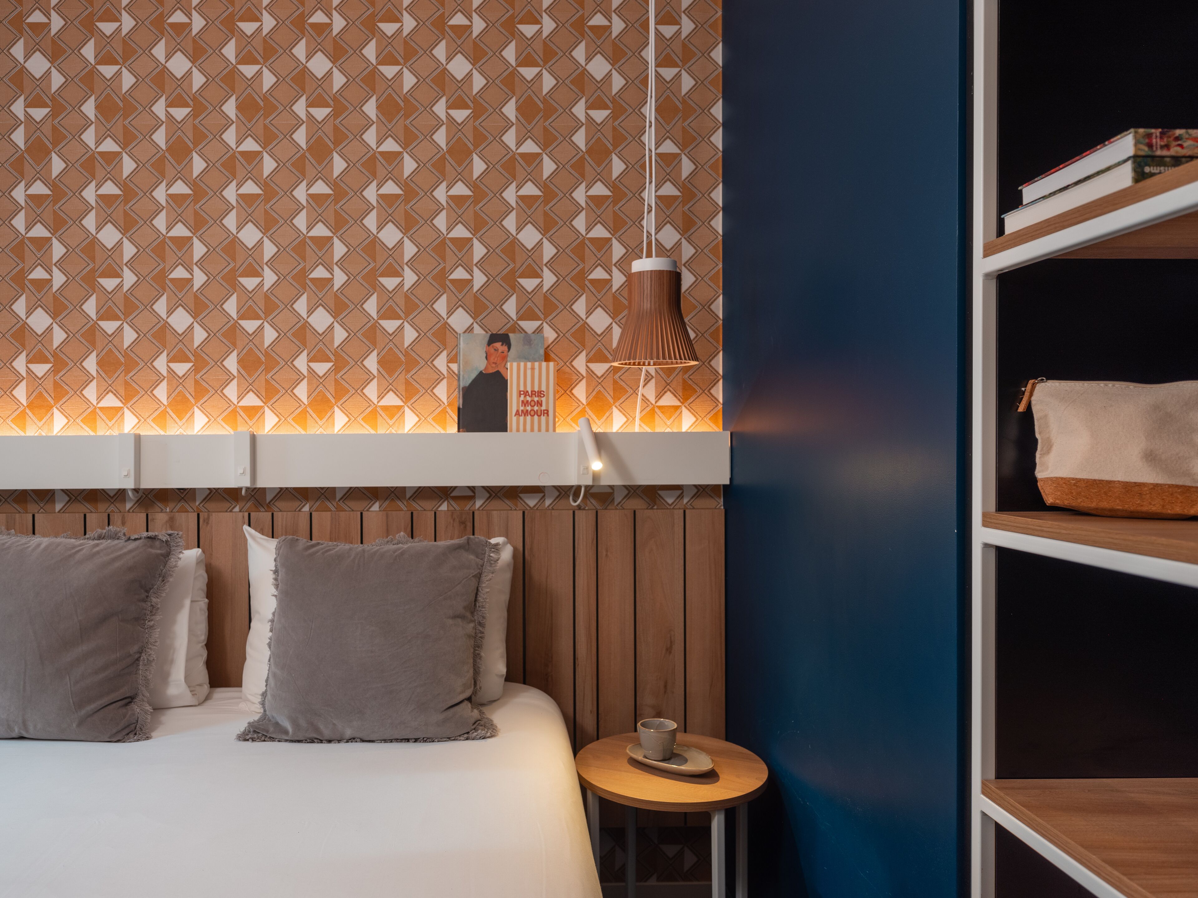 desk, blackout curtains, soundproofing, iron/ironing board