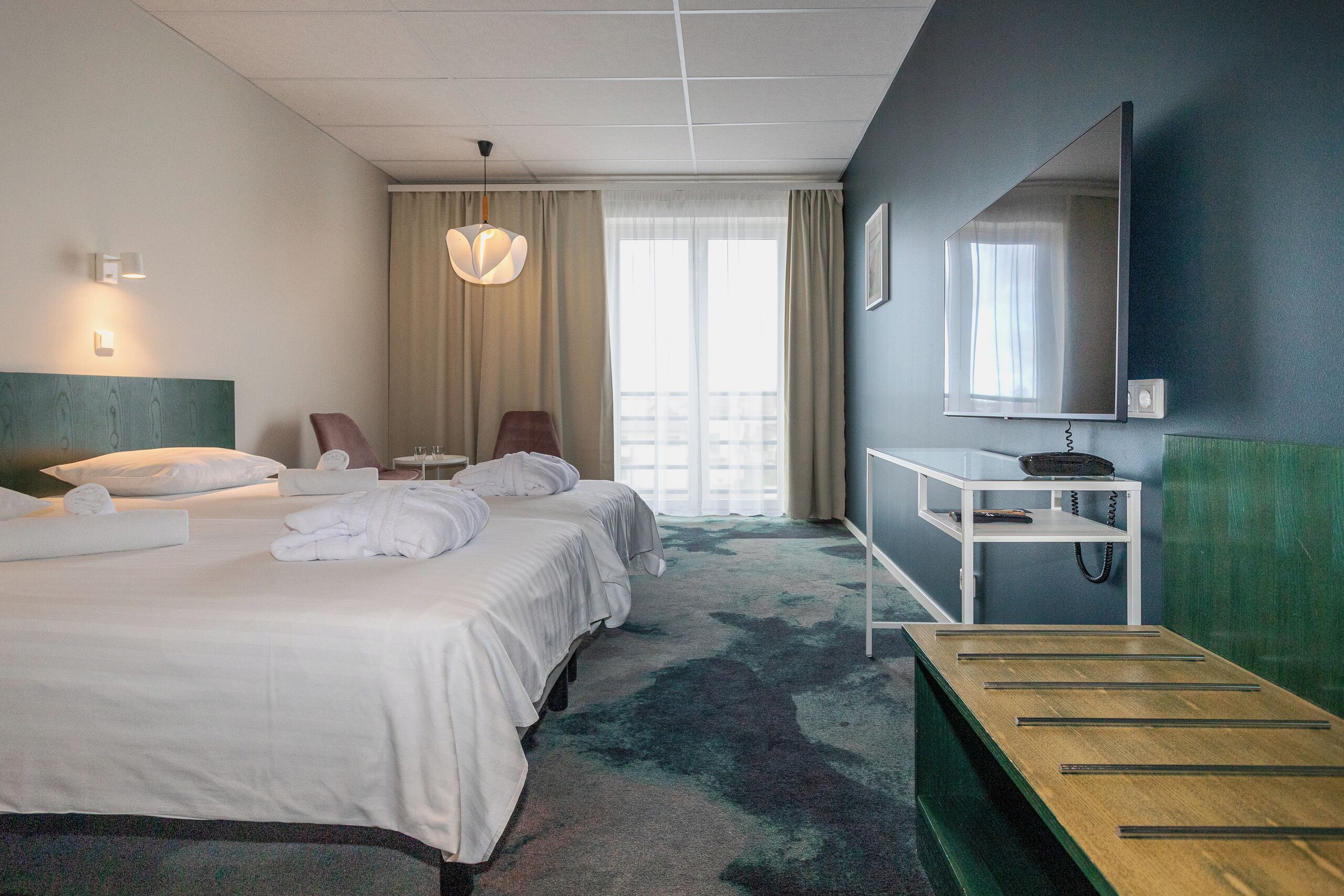 Wifi gratis y ropa de cama 