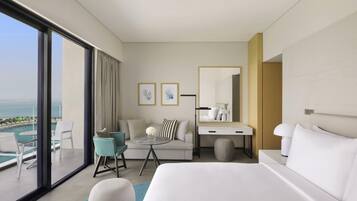 Minibar, in-room safe, desk, laptop workspace