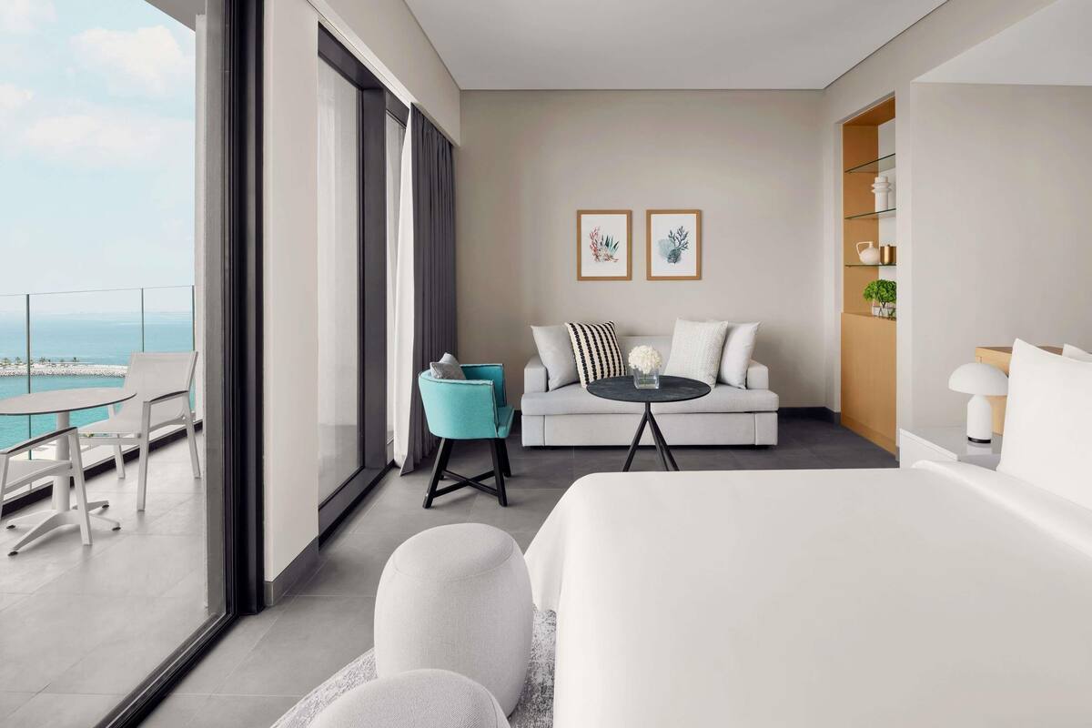 Superior-Zimmer, 1 King-Bett und Schlafsofa, Meerblick