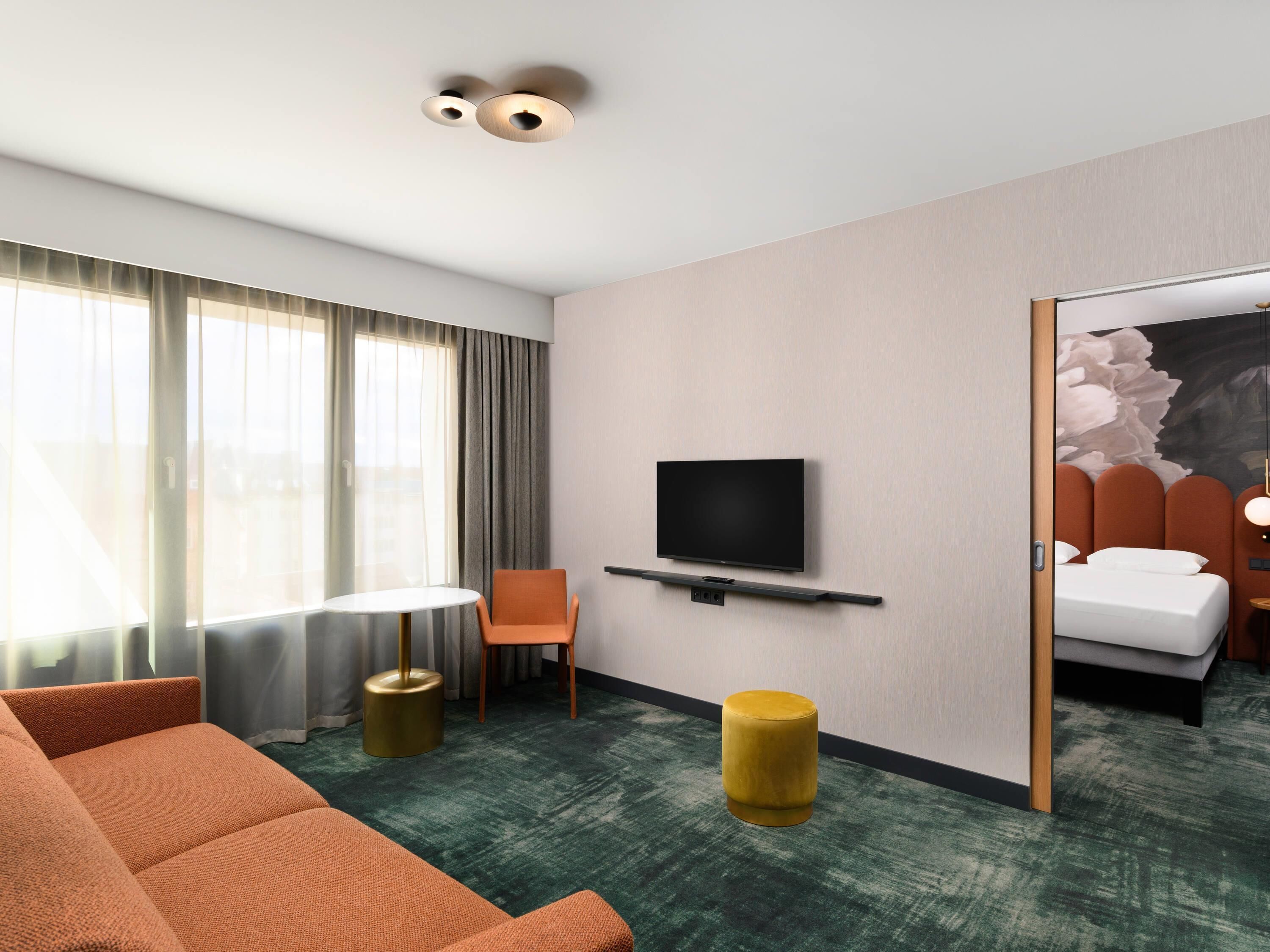 Suite, 1 Bedroom | Minibar, in-room safe, individually decorated, individually furnished