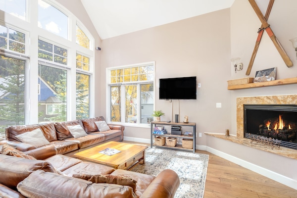 Light and spacious interiors.