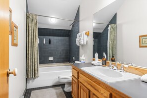 Hair dryer, towels