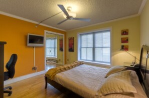 2 habitaciones, escritorio, wifi gratis y ropa de cama 