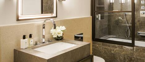 Shower, hair dryer