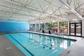 Indoor pool, a heated pool