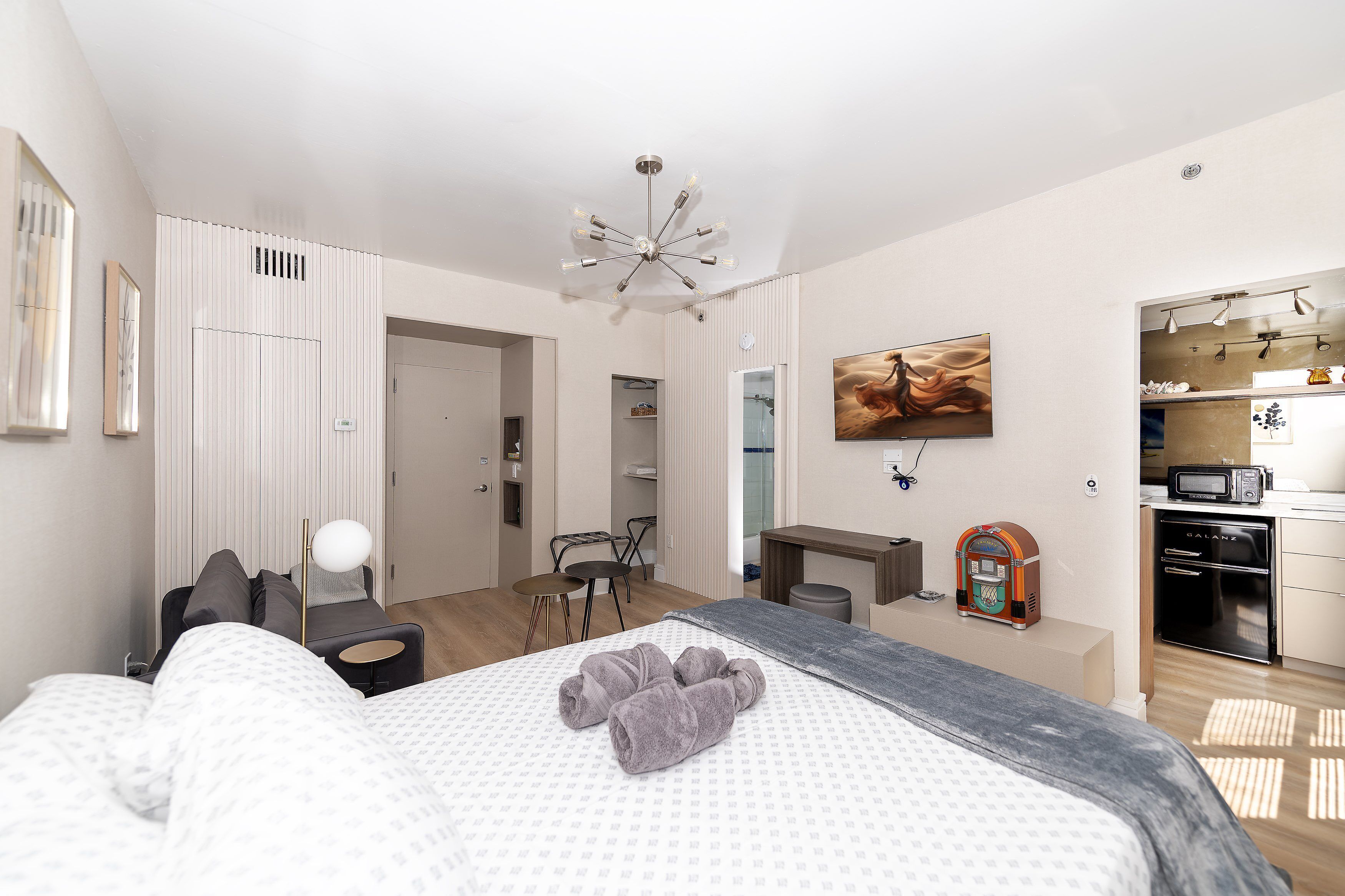 Deluxe Studio | Individually decorated, individually furnished, blackout curtains