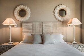 Deluxe-huvila | Tallelokero huoneessa, pimennysverhot, äänieristys, silitysrauta/-lauta