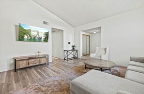 TV, fireplace - Spacious 3B-2B Home with High Ceilings & Large Yards (Lancaster)