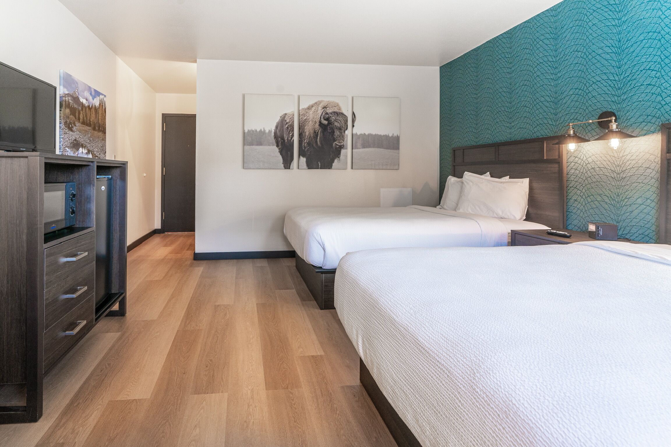 comfort double room | 1 bedroom, premium bedding, select comfort beds, desk