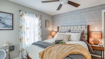 2 soveværelser, skrivebord, gratis Wi-Fi, sengetøj