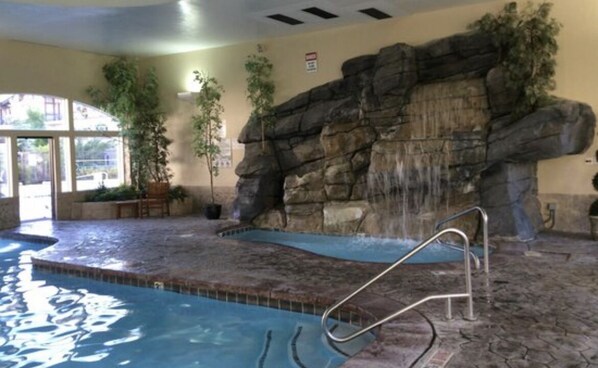 Indoor pool, outdoor pool