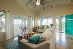 Smart TV, books, stereo - Private St. Croix home with sunset views overlooking beautiful Cane Bay (Christiansted)