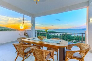 Outdoor dining - Villa Serenity - Silence, view and heated pool by MyWaycation (Supetar)