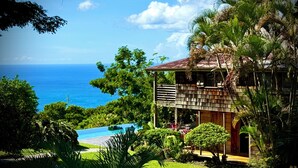 Honeymoon Suite, Private Bathroom, Sea View | Balcony view - Habitation Caféière Samana Beauséjour (Pointe-Noire)