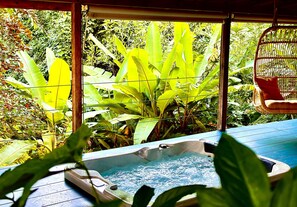 Deluxe Loft, Ensuite, Garden View | Garden view - Habitation CaféiÚre Samana Beauséjour (Pointe-Noire)