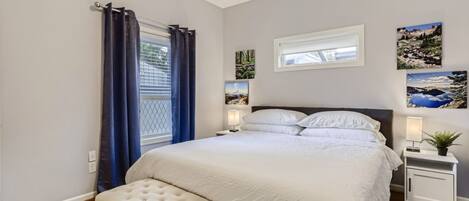 2 soverom, strykejern/-brett, wi-fi og sengetøy