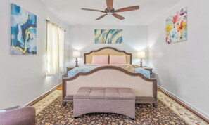4 bedrooms, iron/ironing board, travel cot, free WiFi