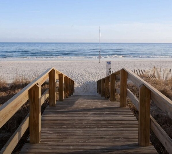 On the beach, sun loungers - Exceptional Reviews -Direct Beach View- incredible sunsets! Updated! (Orange Beach)