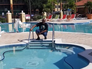 Outdoor pool, a heated pool - Westgate Lakes & spa#10-20 mins from all parks Orlando (Kissimmee)