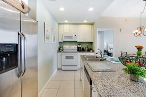 Condo, 2 Bedrooms | Private kitchen - Sterling Reef Unit 1005 by Forehand Rentals (Panama City Beach)