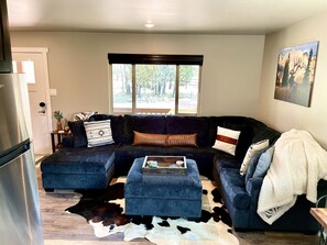 Smart TV, DVD player, books