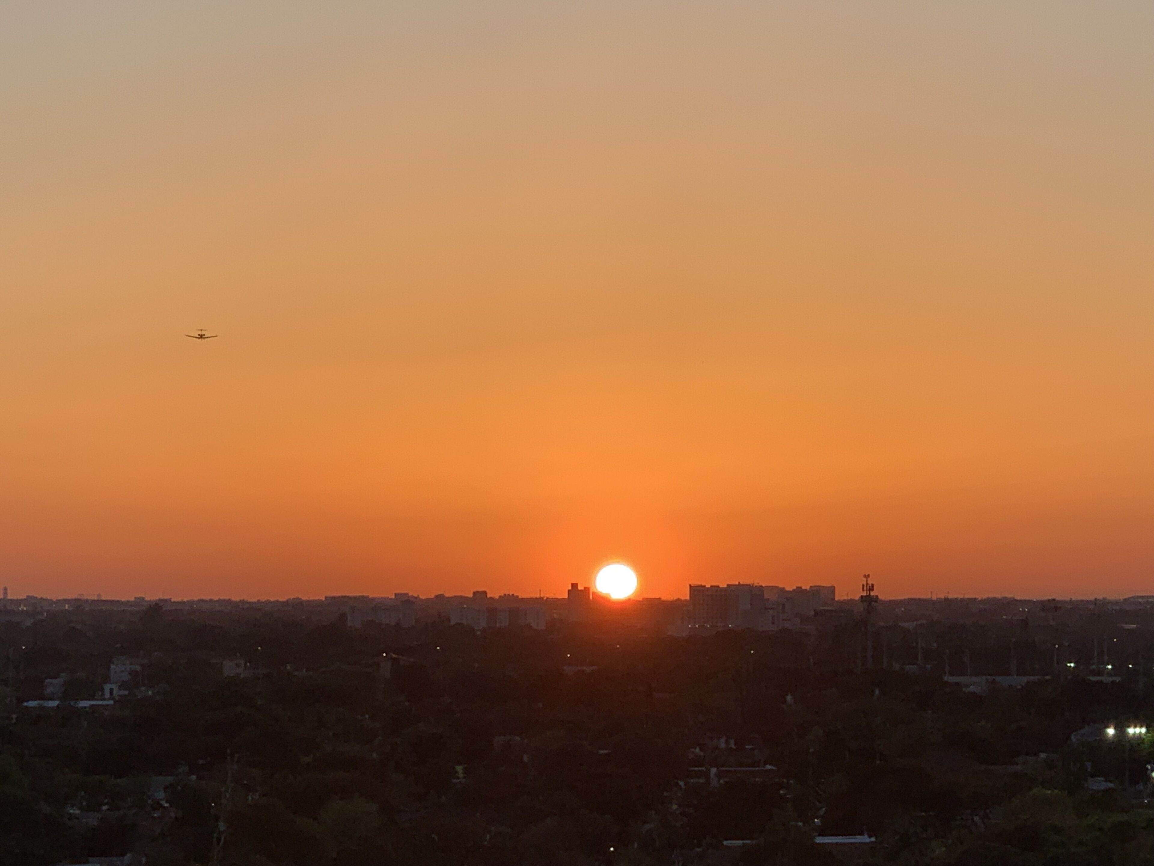 Blick von der Unterkunft