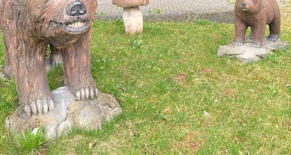 Ferienwohnung "Rübeland" mit Bergblick, Gemeinschaftsgarten und WLAN