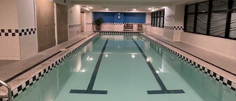 Indoor pool, a heated pool