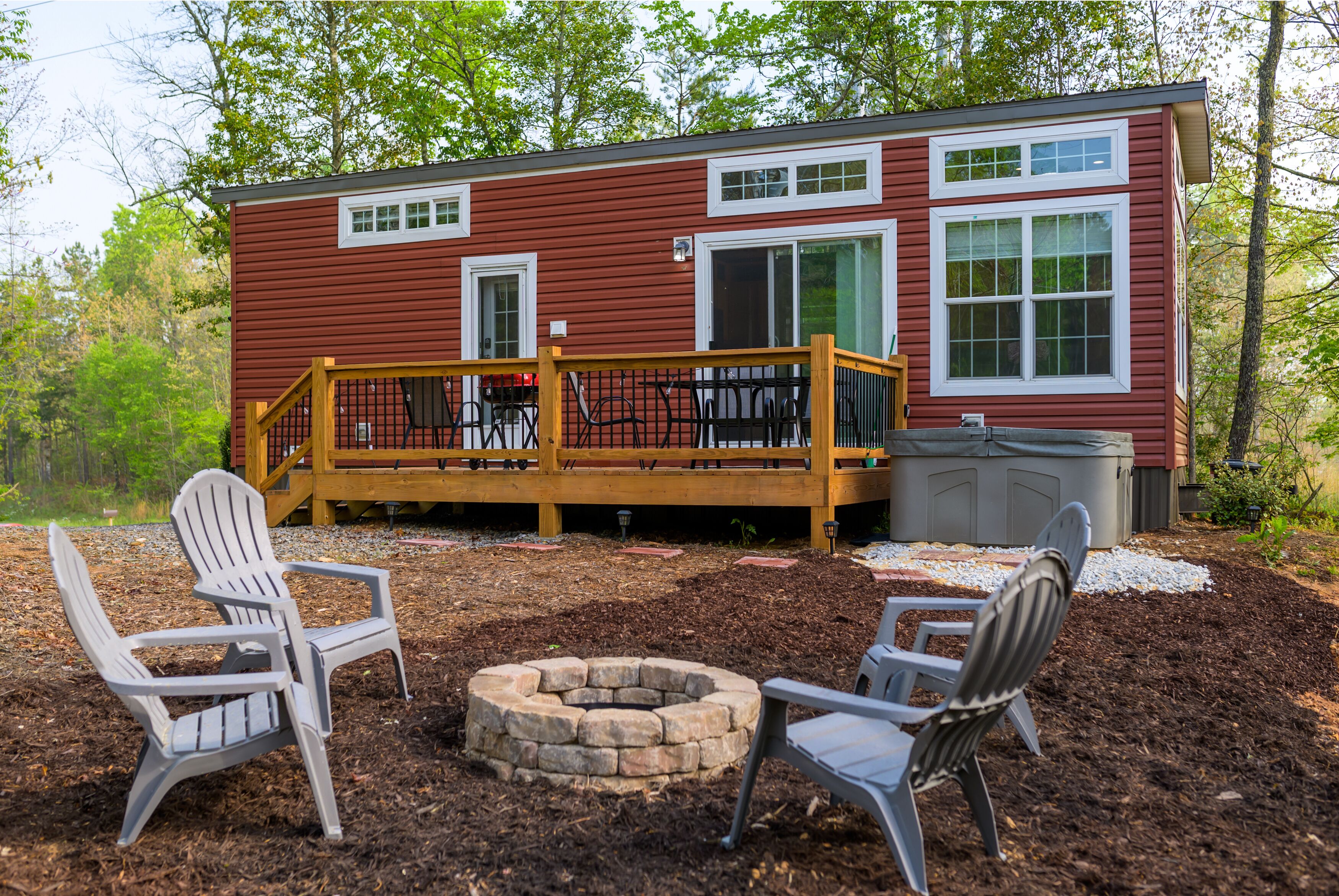 Delightful Forest Tiny Home with Hot Tub