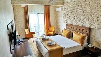 Estudi estàndard | 1 dormitori, llençols de cotó egipci i roba de llit d'alta qualitat