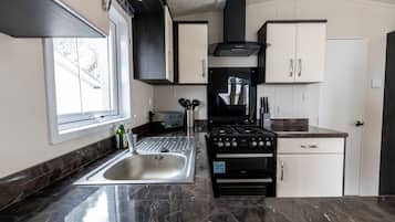 Fridge, microwave, oven, toaster