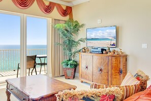 Condo, 3 Bedrooms | Living room - 1301 Grandview East Resort by Forehand Rentals (Panama City Beach)