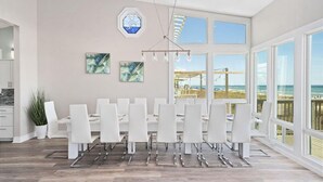 House, 6 Bedrooms | Dining - 17811 Front Beach by Forehand Rentals (Panama City Beach)