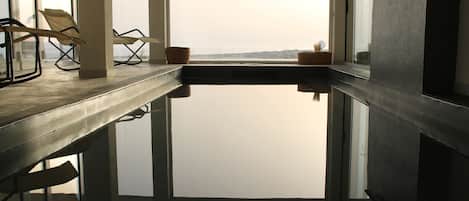 Indoor pool, a heated pool