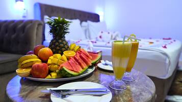 Elite Double Room | Hypo-allergenic bedding, down duvets, minibar, in-room safe