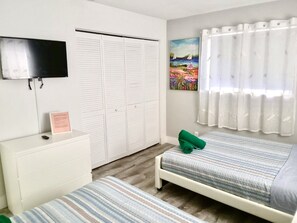 4 dormitorios, tabla de planchar con plancha, wifi gratis y ropa de cama