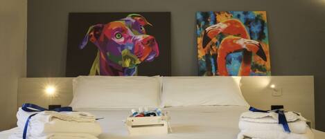 1 多间卧室、熨斗/熨衣板、免费 WiFi、床单