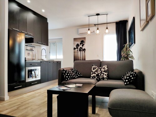 Ferienwohnung Estrella de Mar in der Nähe dem Strand mit Terrasse, Balkon und WLAN