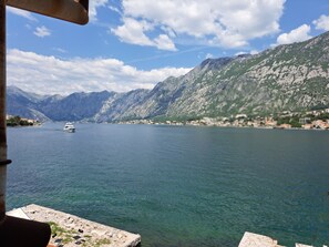 Blick von der Unterkunft