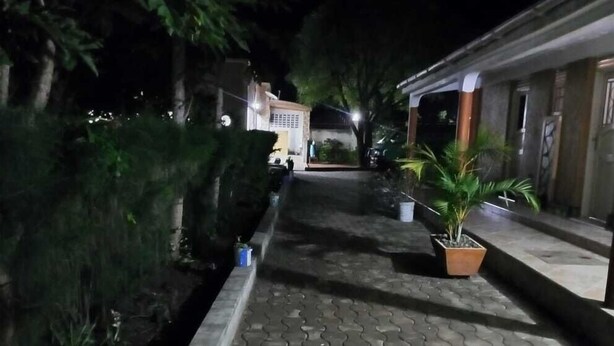 Front of property - evening/night - Gugga Resort (Soroti)