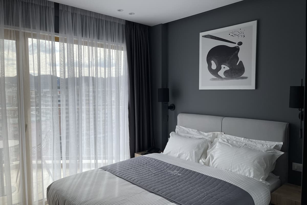 Panoramic Double Room | 1 bedroom, Egyptian cotton sheets, premium bedding, down duvets